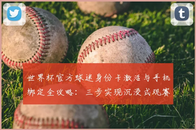 世界杯官方球迷身份卡激活与手机绑定全攻略:三步实现沉浸式观赛